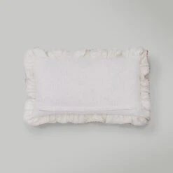 Primrose Floral Ruffle Edge Rectangular Cushion -Home Decoration 30893264 alt04