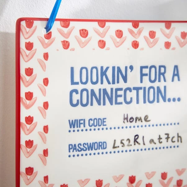 Pride And Joy Tulips Hanging Wifi Plaque 4 Pride And Joy Tulips Hanging Wifi Plaque - Image 2