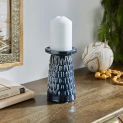 Zen Ceramic Pillar Candle Holder -Home Decoration 30896021 alt01