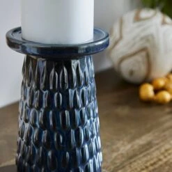 Zen Ceramic Pillar Candle Holder -Home Decoration 30896021 alt02
