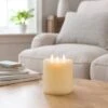 LED Wax Pool Multi Wick Pillar Candle -Home Decoration 30897722