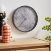 Concrete Effect Industrial Wall Clock -Home Decoration 30898070