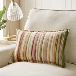 Churchgate Cosby Stripe Rectangular Cushion