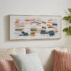 Elements Dashes Framed Canvas -Home Decoration 30898763