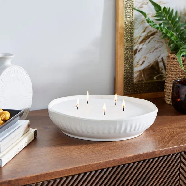 Zen Fig & Cedarwood Round Multi Wick Candle 3 Zen Fig & Cedarwood Round Multi Wick Candle