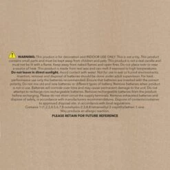 Set Of 3 Amber & Tonka LED Pillar Candles -Home Decoration 30899703 alt09