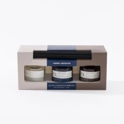 Set Of 3 Black Pepper & Sandalwood, Amber & Tonka And Sea Salt & Vetiver Diffuser Gift Set -Home Decoration 30899714 alt04