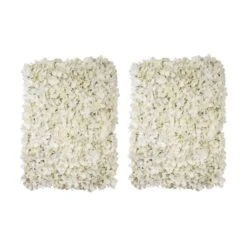 Set Of 2 Artificial Hydrangea Flower Wall Panels -Home Decoration 30901246 alt02