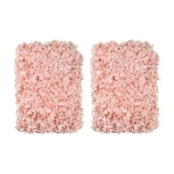 Set Of 2 Artificial Hydrangea Flower Wall Panels -Home Decoration 30901247 alt02