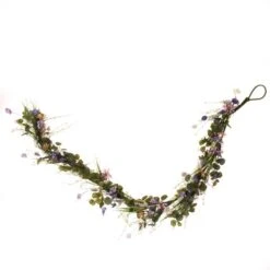 Artificial Purple Spring Florals Garland -Home Decoration 30901251 alt06