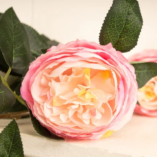 Artificial Camellia Rose Garland 11 Artificial Camellia Rose Garland - Image 9