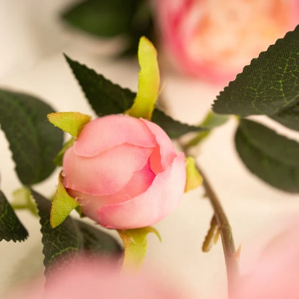 Artificial Camellia Rose Garland 12 Artificial Camellia Rose Garland - Image 10