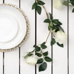 Artificial Camellia Rose Garland