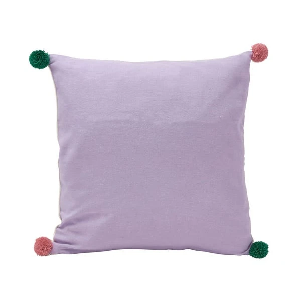 Raspberry Blossom Tufted Cotton Square Cushion 4 Raspberry Blossom Tufted Cotton Square Cushion - Image 2
