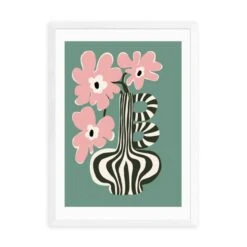 East End Prints Floral Stripe Print By Miho Art Studio 41 East End Prints Floral Stripe Print By Miho Art Studio -Home Decoration 30907655 alt01