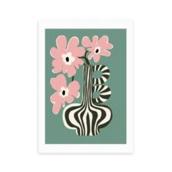 East End Prints Floral Stripe Print By Miho Art Studio 39 East End Prints Floral Stripe Print By Miho Art Studio -Home Decoration 30907656 alt01