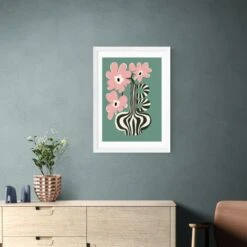East End Prints Floral Stripe Print By Miho Art Studio 32 East End Prints Floral Stripe Print By Miho Art Studio -Home Decoration 30907659