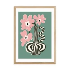 East End Prints Floral Stripe Print By Miho Art Studio 27 East End Prints Floral Stripe Print By Miho Art Studio -Home Decoration 30907662 alt01