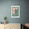 East End Prints Floral Stripe Print By Miho Art Studio -Home Decoration 30907664