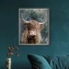 Cedar & Sage Dougal Highland Longhorn Cow Framed Print 2 Cedar & Sage Dougal Highland Longhorn Cow Framed Print -Home Decoration 30911424