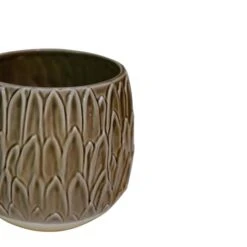 Arles Leaf Embossed Plant Pot -Home Decoration 30911836 alt02