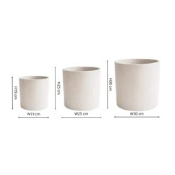 Set Of 3 Valetta Terrazzo Plant Pots -Home Decoration 30911856 alt01