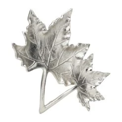 Metal Dual Oak Leaf Bowl 9 Metal Dual Oak Leaf Bowl -Home Decoration 30912220 alt02