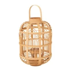 Bamboo And Glass Lantern -Home Decoration 30912221 alt01