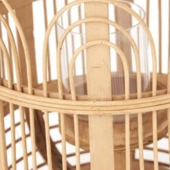 Bamboo And Glass Lantern -Home Decoration 30912221 alt04