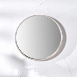 Wood Round Mirror -Home Decoration 30912243