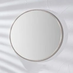 Wood Round Mirror -Home Decoration 30912244
