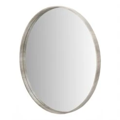 Wood Round Mirror -Home Decoration 30912244 alt01