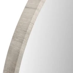 Wood Round Mirror -Home Decoration 30912244 alt02