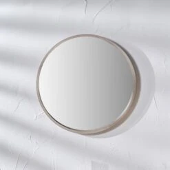 Wood Round Mirror -Home Decoration 30912245