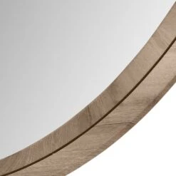 Wood Round Mirror -Home Decoration 30912245 alt03