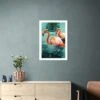 East End Prints Flamingoes Print By Honey Island Studio -Home Decoration 30912905