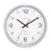 Acctim Atomik Silver Wall Clock -Home Decoration 30913355