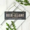 Personalised Beerilliant Hanging Slate Plaque -Home Decoration 30913872