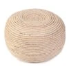 Kaikoo Jute Stripe Bean Bag Pouffe -Home Decoration 30919955