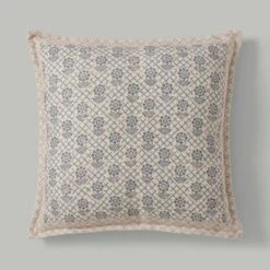 Pack Of Two Global Patterned Square Cushions -Home Decoration 30920810 alt02