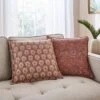 Pack Of Two Global Patterned Square Cushions -Home Decoration 30921052