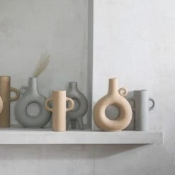 Harben Donut Ceramic Vase -Home Decoration 30921398 alt03