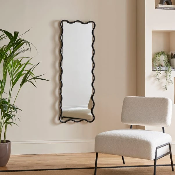Wiggle Rectangle Full Length Wall Mirror 3 Wiggle Rectangle Full Length Wall Mirror