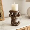 Orangutan Pillar Candle Holder -Home Decoration 30922867