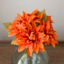 Artificial Dahlia Bouquet 8 Artificial Dahlia Bouquet -Home Decoration 30923119 alt02