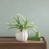 Artificial Variegated Yucca Plant In Ceramic Plant Pot