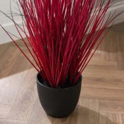 Artificial Red Grass In Black Plant Pot 9 Artificial Red Grass In Black Plant Pot -Home Decoration 30923370 alt03