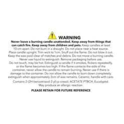 Sea Salt & Rosemary Ceramic Multi Wick Candle -Home Decoration 30923416 alt09