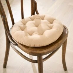 Bistro Cotton Round Seat Pad -Home Decoration 30923623