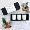 Atelier 38 Christmas Spice, Fireside, & White Christmas Soy Candle Gift Set -Home Decoration 30924076